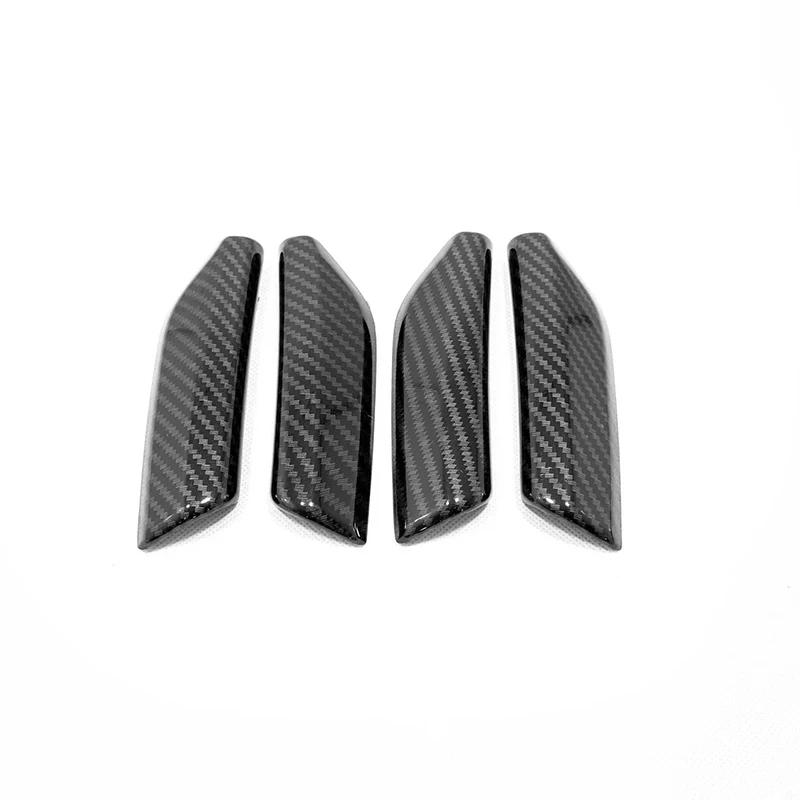 

ABS Matte/Carbon fiber LHD Car door Inside Armrest Decorative strip Cover Trims Car Styling For 2019 2020 Audi Q3 Accessories