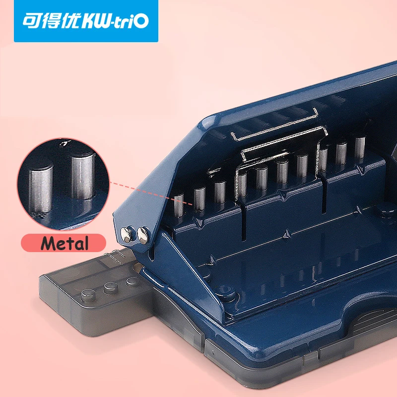 สีขาว KW-Trio Multi-Hole Puncher หลวม Punch 26หลุม B5เครื่องเขียนนักเรียน Binding 30หลุม a4ผูกแหวนเจาะรู