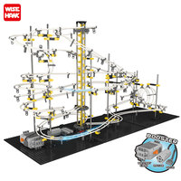 New Model Building Kit Funny Parts Space Track Roller Coaster Toys Level 1 2 3 4 DIY Spacewarp Erector Set 5500mm Sport