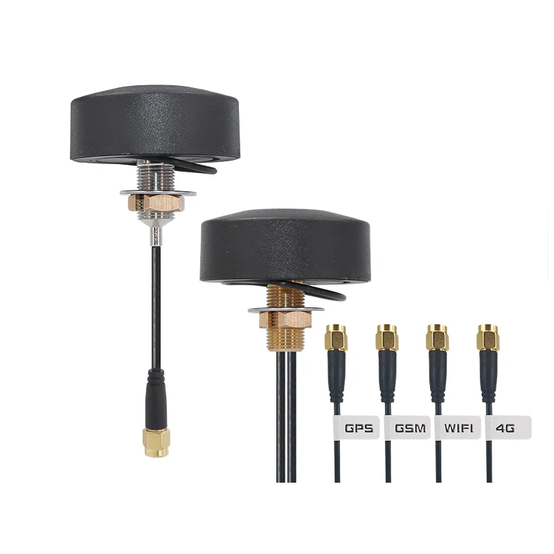 Imagem -02 - Beidou-cabo de Conector Macho Sma à Prova Dágua Wi-fi Bluetooth Gsm Gps Ativo Antena Combinada ao ar Livre Dtu 3m Cabo 4g 2.4g