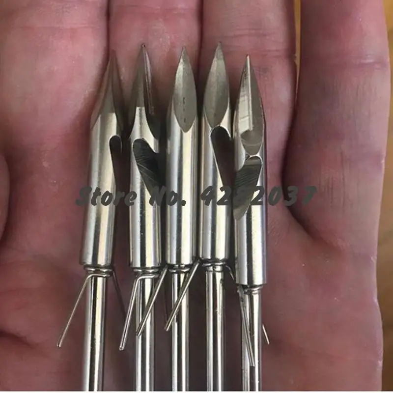 

50/100pcs Stainless Steel Fish Dart Slingshot Shooting Fish Dart For Outdoor Hunting And Fishing Triangular Darts Penetrating