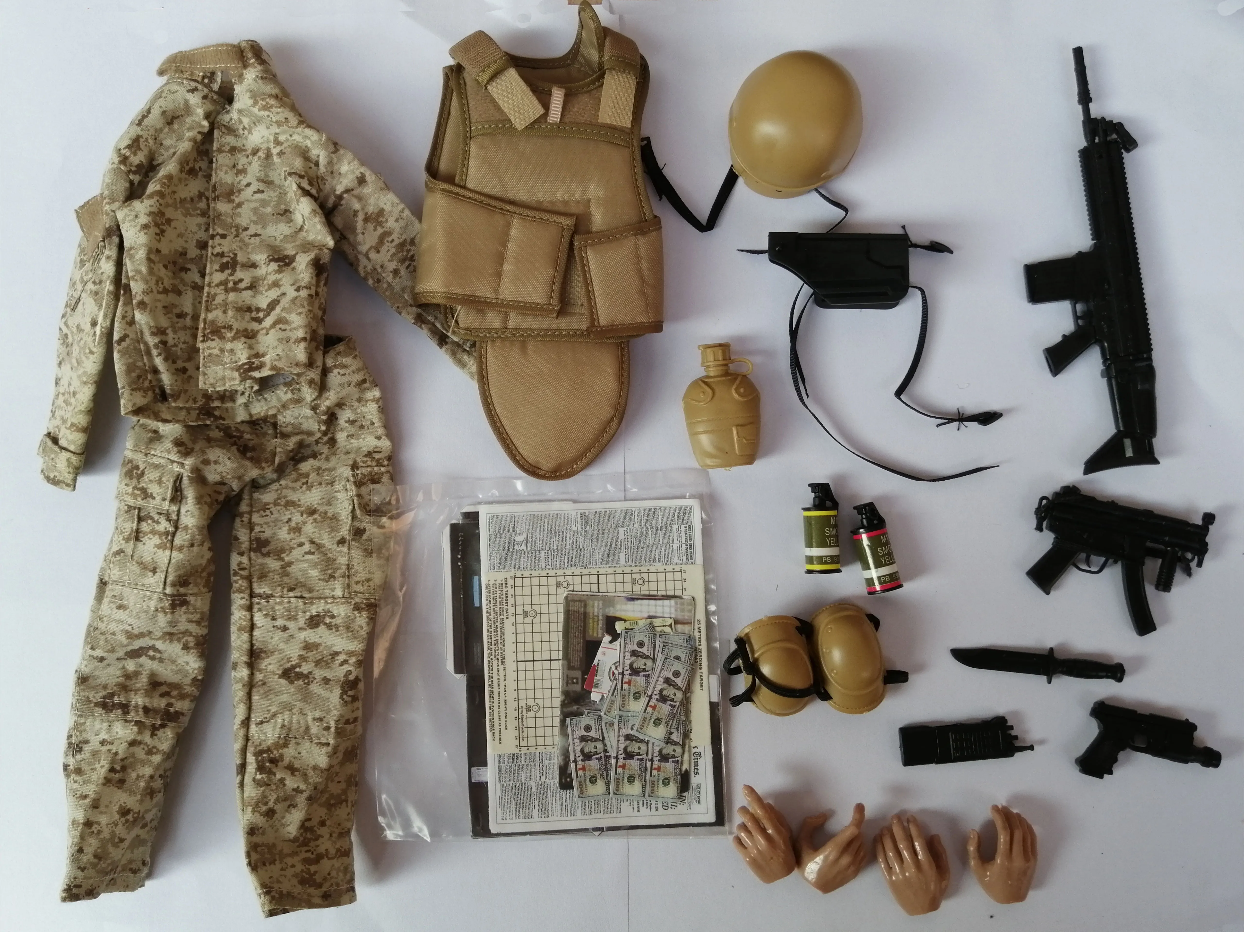 

1/6 Army Special Forces Soldier 12" Action Figures Wargame Counter-Strike Complete set of accessories for sale