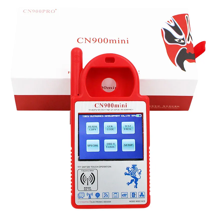 Newest version V5.18 CN900 Mini Transponder hand-held Key Programmer Support Multi-Language for 4C 46 4D 48 G Chips CN900MINI