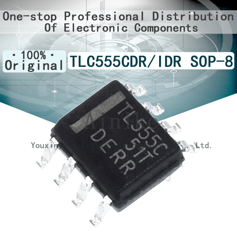 

10/Pcs New Original TLC555 TLC555CDR TL555C TL555I TLC555IDR SOP-8 Real-time clock chip oscillator IC chip SOIC-8