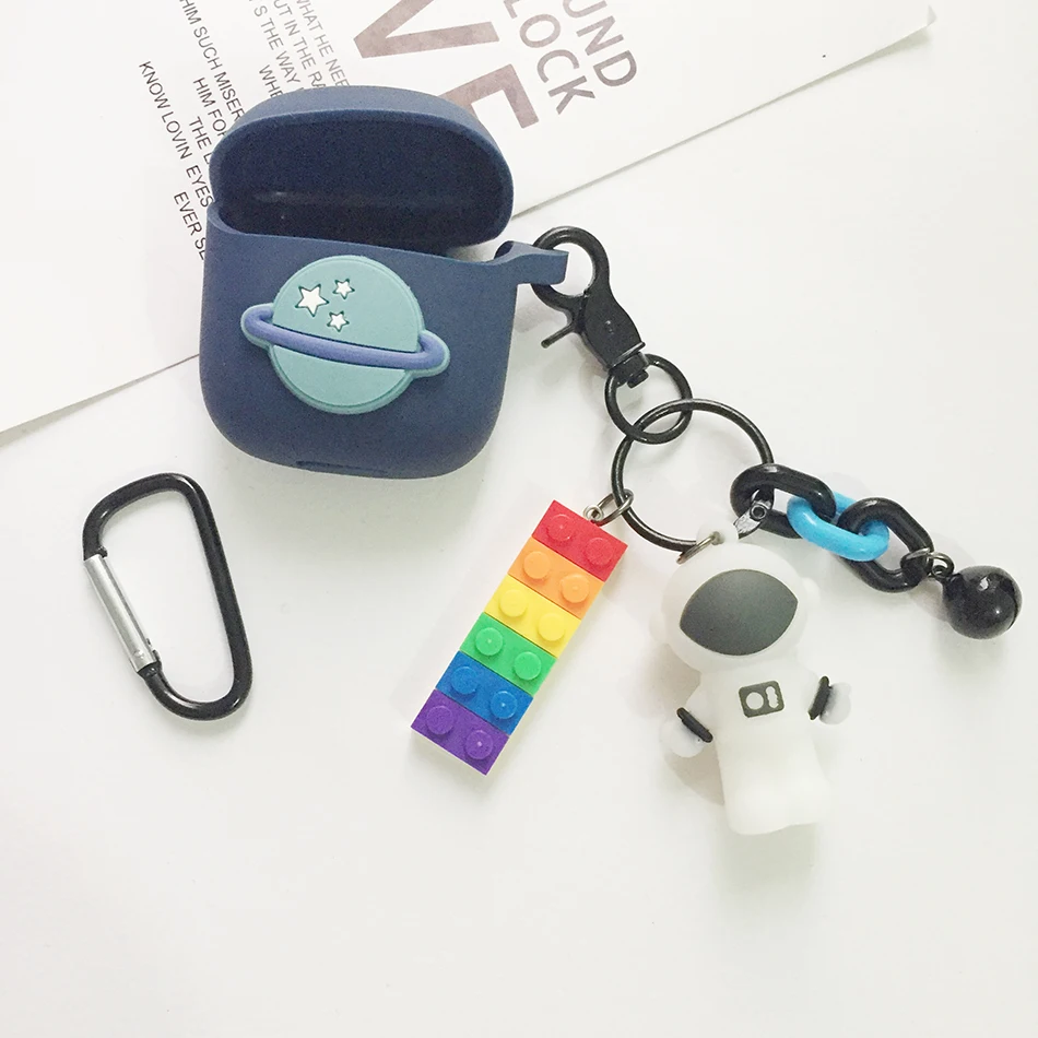 Für JBL 220 Tws /Tune 225 Fall Cartoon Schlüssel Haken Silikon Schutzhülle Für JBL 220 Drahtlose Bluetooth Kopfhörer abdeckung