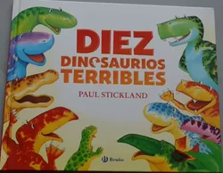Parent Child Kids Baby Spanish Reading Learning Book Early Education Dinosaur Animal Story Libros Hardcover Book Age 2 up
