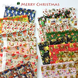 Christmas Fabric Cotton Digital Printed for Sewing Clothes Socks Christmas Decoration by Half Meter