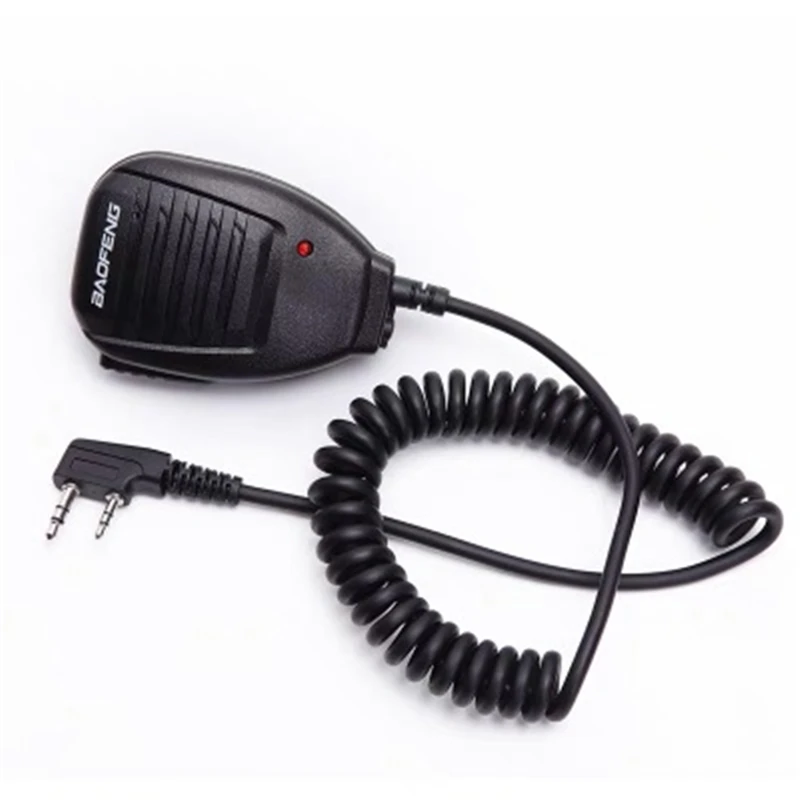 Baofeng Waterproof Speaker Micro 2 broches Walkie Talkie Radio Portable Speake Mic Suitable for BF UV-5R/888S/V2/UV9R Plus/A58