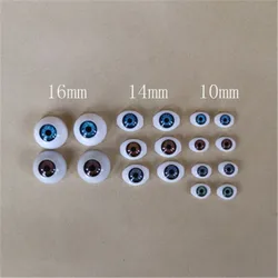 18MM 10MM 14MM 16MM Acrylic Eyes For Reborn Dolls Brown Green Grey  Color Eyeball For Blyth Dolls Diy BJD Doll Accessories