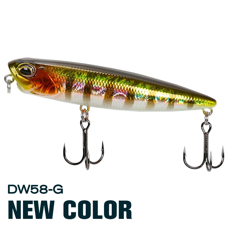 TSURINOYA 110F Topwater Potlood Vissen Lokken DW58 110mm 20.5g Kunstmatige Drijvende Harde Baits Snoek Bass Stickbait