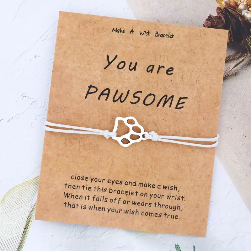 أنت باوسوم الكلب سوار باو طباعة سوار حلية الكلب مجوهرات الحيوان عاشق سوار للنساء الرجال أفضل صديق الكلب عاشق هدية #6