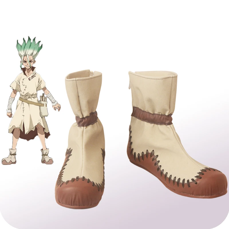 Dr. Stone Anime Doctor Stone Senku Ishigami Cosplay Costume Adult Men Senku Uniform Outfit Wig Halloween Carnival Party Suit