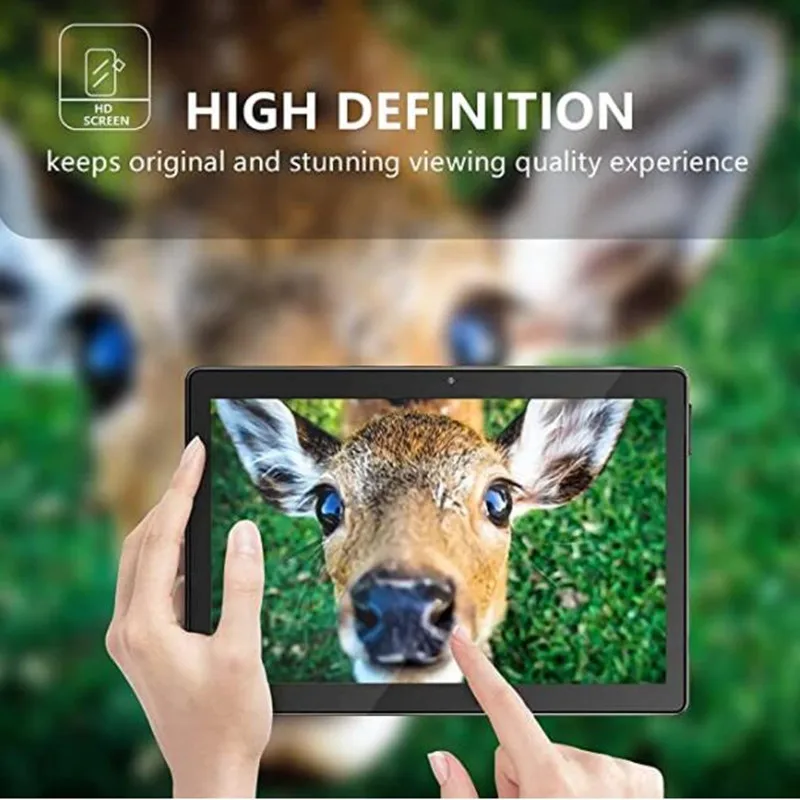 2Pcs Tablet Tempered Glass Screen Protector Cover for Dragon Touch Max10 max10 plus Full Coverage Screen