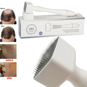 ダーマスタンプスキンケア用の本物の針マイクロニードル,にきびマーク,あごひげ,ヘア,はんだごて,調整可能な針の長さ,140