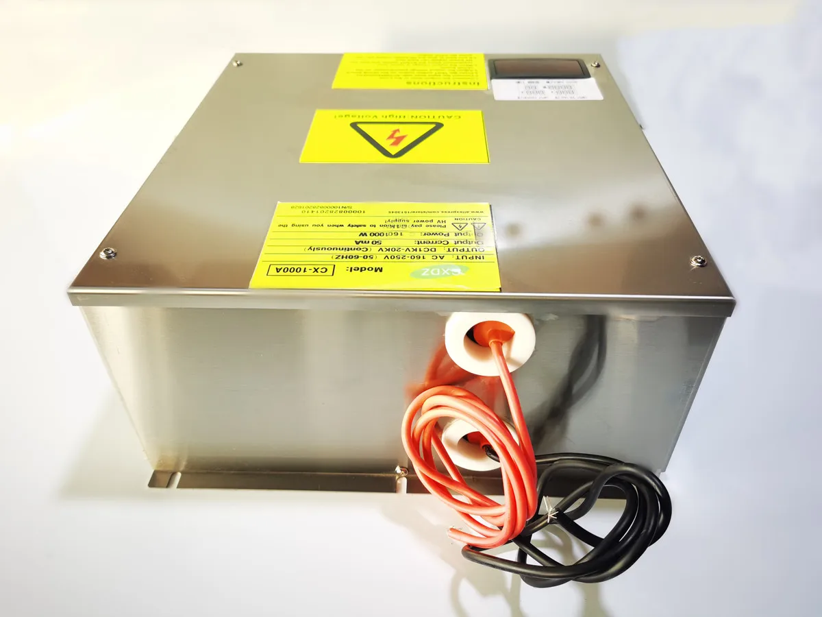 High Voltage Power Supply with 5KV-40KV 1500w Single Output Electrostatic Cleaner Air Purification