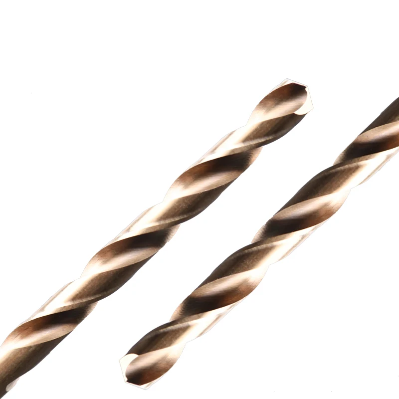 10PCS 1.0mm-8.0mm M35 HSS-CO Cobalt Drill Bits HSS Twist Drill Bit for stainless steel (1.5/2/2.5/3/4/4.5/5/6/6.5/7/7.5/8.0mm)