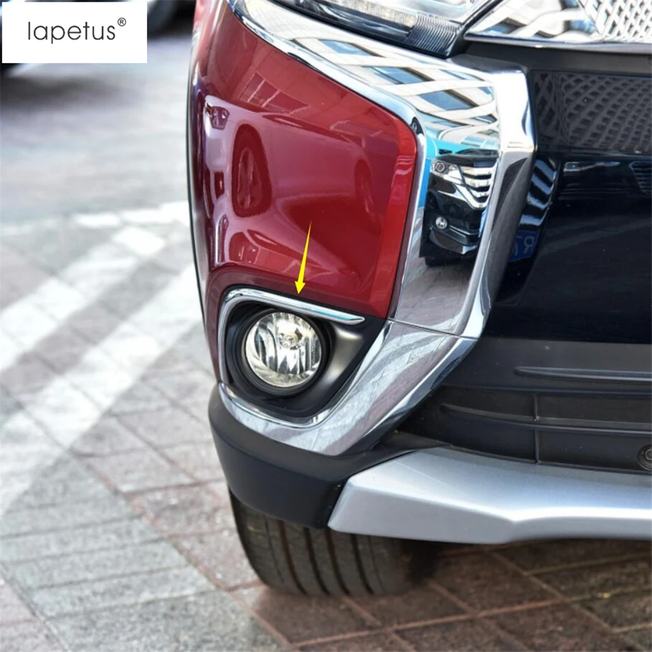Anneau de phare antibrouillard avant et arrière, accessoires chromés pour Mitsubishi Outlander 2019, 2020, 2021, couvercle de moulage de paupière,