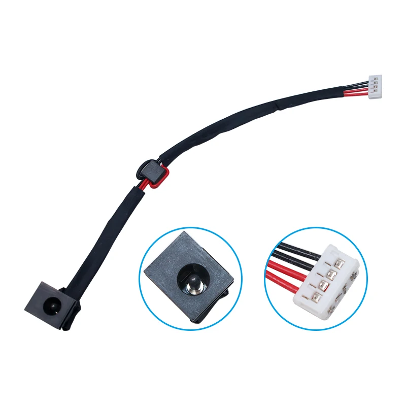 New Original Laptop DC Power Jack with cable for Toshiba SATELLITE C650 C650D C655 C655D 6017B0258101 DC Jack with cable