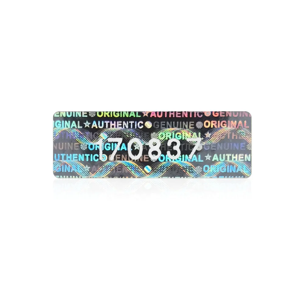 Tamper Proof Stickers High Security Tamper Evident Seal Warranty Void Hologram Labels Unique Sequential Serial Numbering Tape