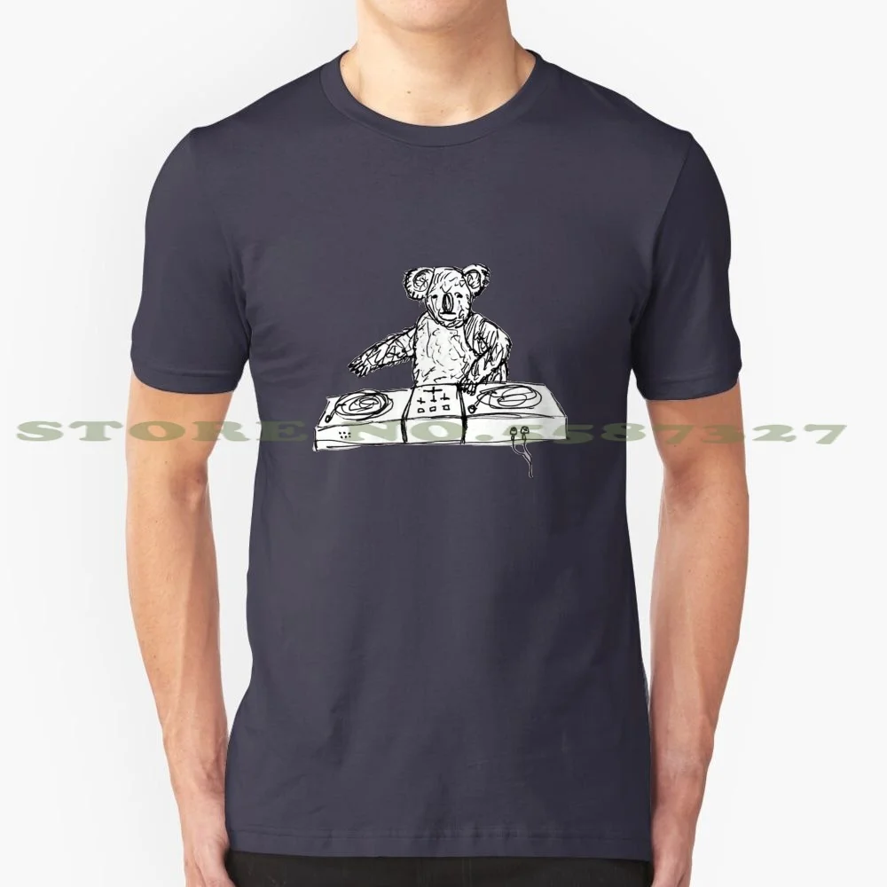 Koala Dj 100% Cotton T-Shirt Dj Kid Koala Deltron 3030 Hip Hop Music Disk Jockey Turntable