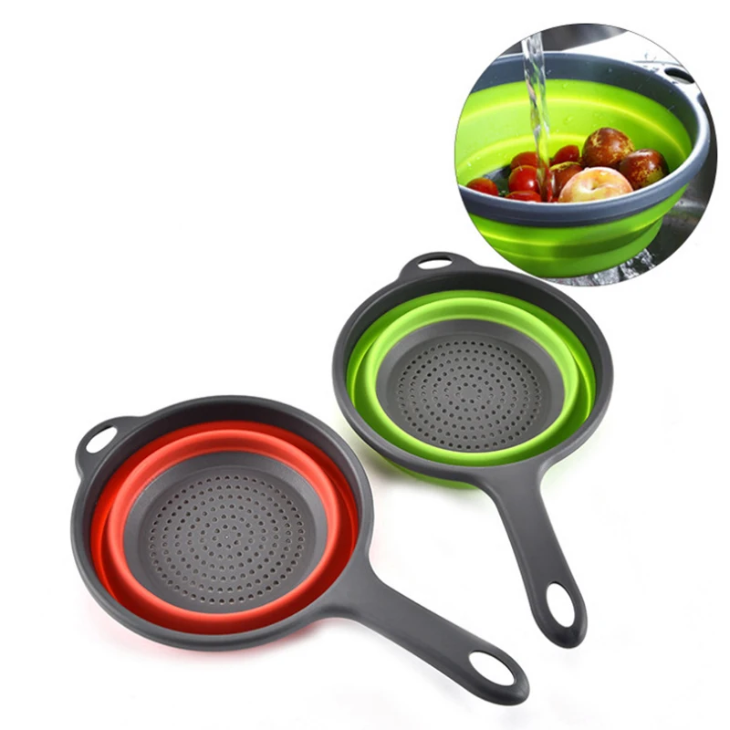 Kitchen Things Colander Strainer Fruit Vegetable Washing Basket Strainer Plastic Drain Kitchen Accessories Vegatable Basket