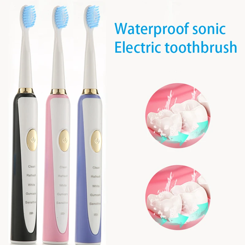 Electric Toothbrush Powerful Sonic Cleaning Rechargeable Waterproof For Man Women Home Use Devices Health Care Oral Care