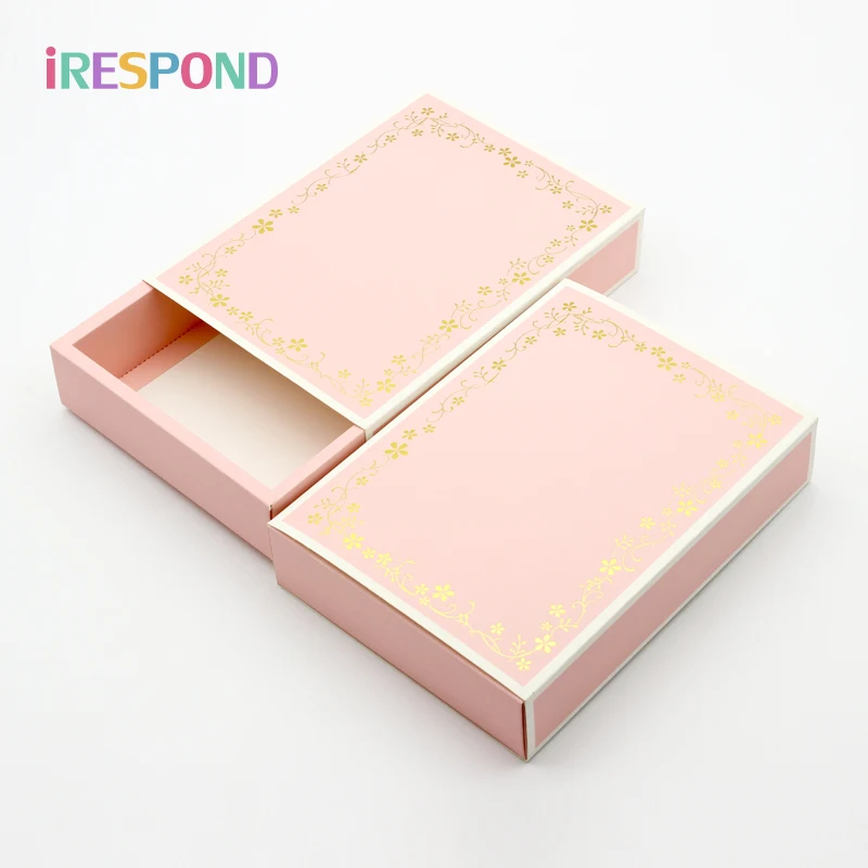 

40PCS Paper Drawer Box Flowers Candy Packing Box Party Favors Cookies Snacks Wedding Gift Packaging Delicate Drawer Display