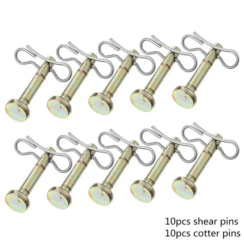 10 Set Shear And Cotter Hairpin Clip And Lawn Mower Shear And Cotter Hairpin Clip Compatible Shear And Cotter Hairpin Clip