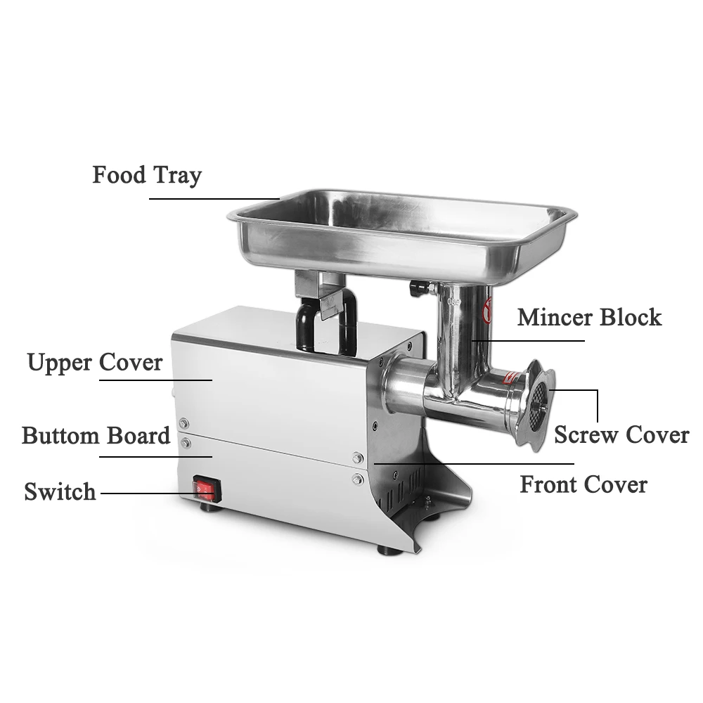 ITOP handlowa elektryczna maszynka do mielenia mięsa maszynka do mięsa ze stali nierdzewnej urządzenie do siekania żywności Heavy Duty przetwórców