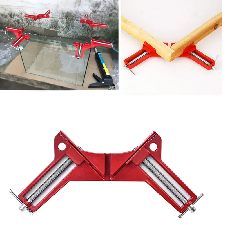 

Aluminum metal Assembly toolsNew Multifunction90 Degrees Angle Clamp Right Angle Woodworking Frame Clamp DIY Glass