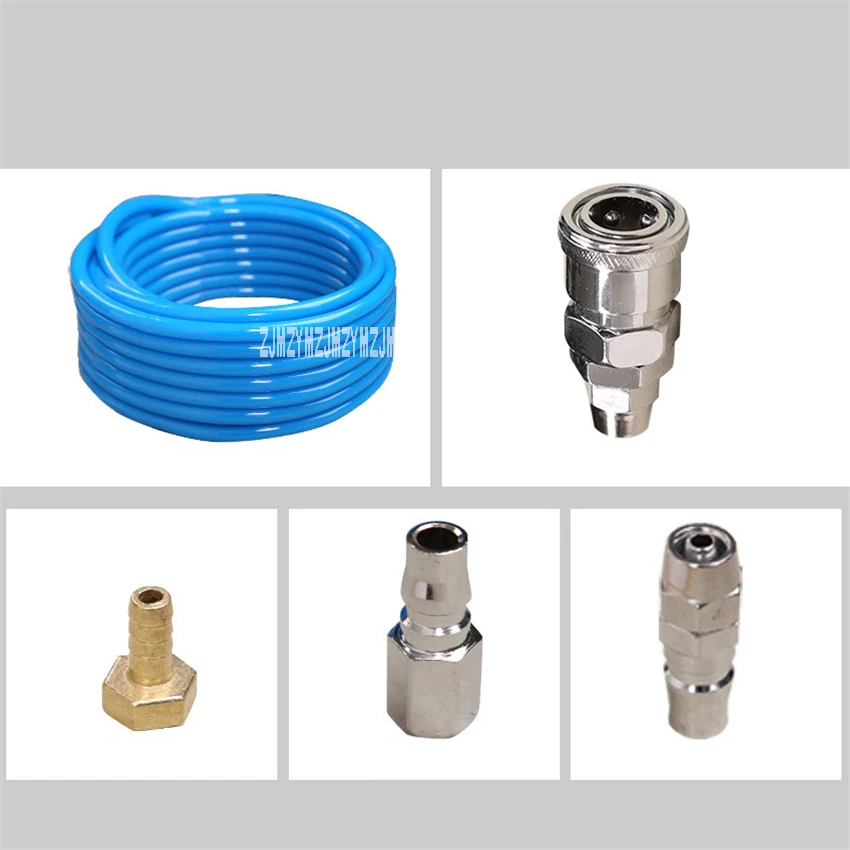 Compressor de ar silencioso portátil 550-9l, bomba de alta pressão pequena 550w, compressor de ar livre de óleo, para trabalhar em madeira, cobre, 220v