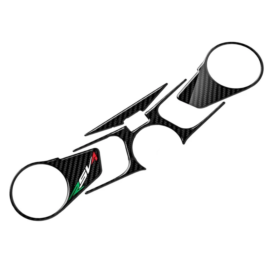 3D Carbon-look Top Triple Clamp Yoke Defender Case for Aprilia RSV4 2009-2017 2010 2011 2012 2013 2014 2015 2016