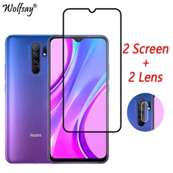 Full Cover Tempered Glass For Xiaomi Redmi 9 Screen Protector For Redmi Note 12 10A 13C 9C M3 X3 Camera Glass For Redmi 9 Glass