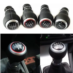 12mm 5/6 Speed Car Gear Shift Knob Lever Stick for Audi A4 B6 B7 B8 A6 S4 8K A5 8T Q5 8R Ibiza 6J Seat Leon Mk1 VW Passat Golf