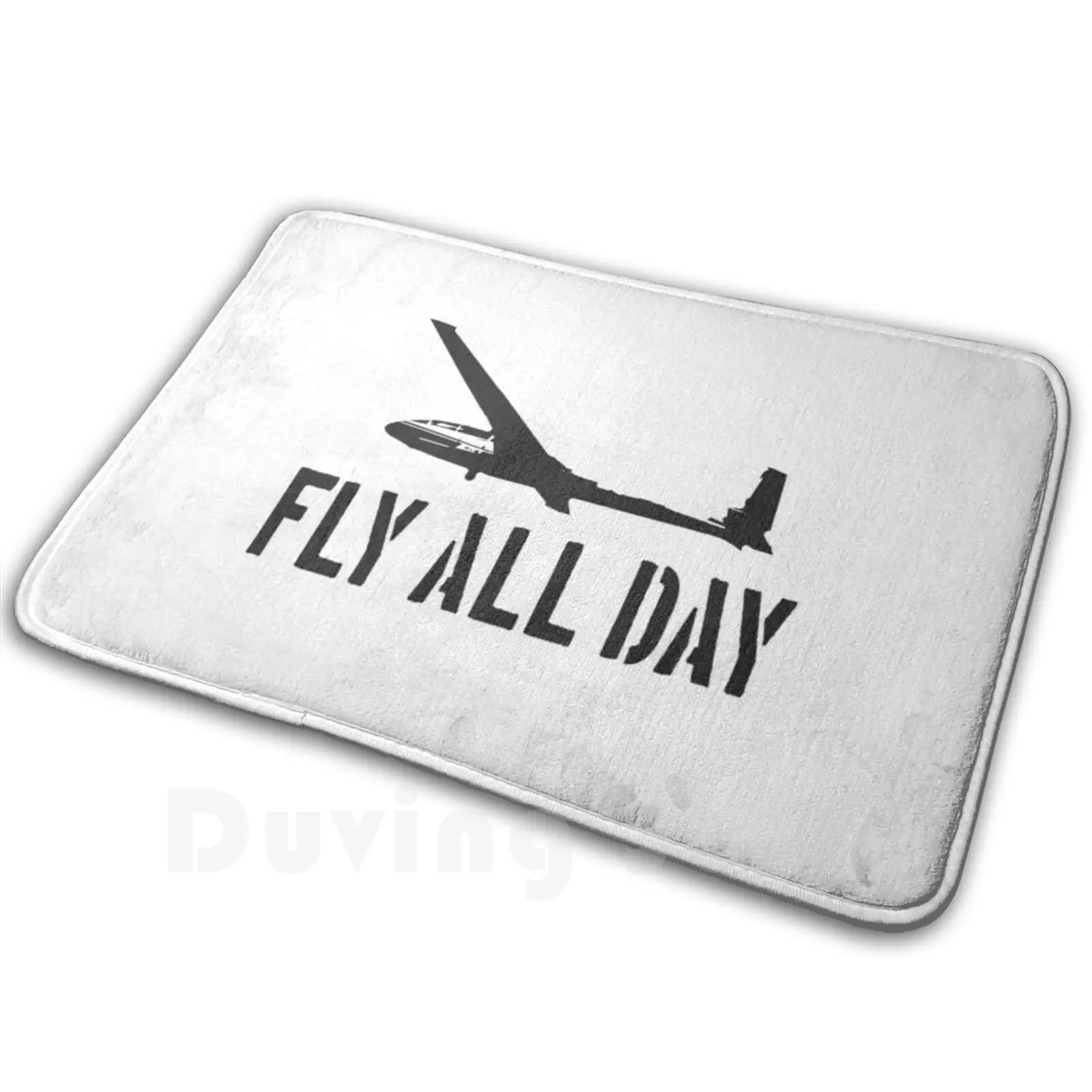 Glider Pilot Saying Gift Mat Rug Carpet Anti-Slip Floor Mats Bedroom Aviation Pilot Glider Pilot Airplanes Sayings Glider