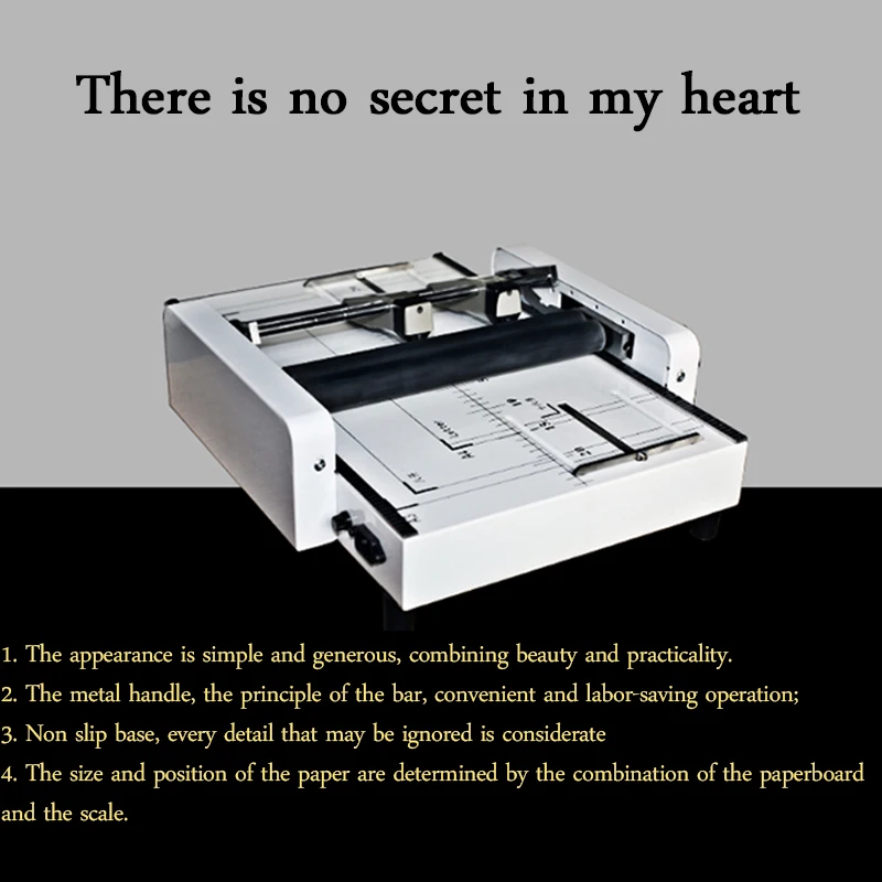 220V A3 Format Manual Folding Machine - Saddle Stitching & Flat Binding Three-In-One DC-200S