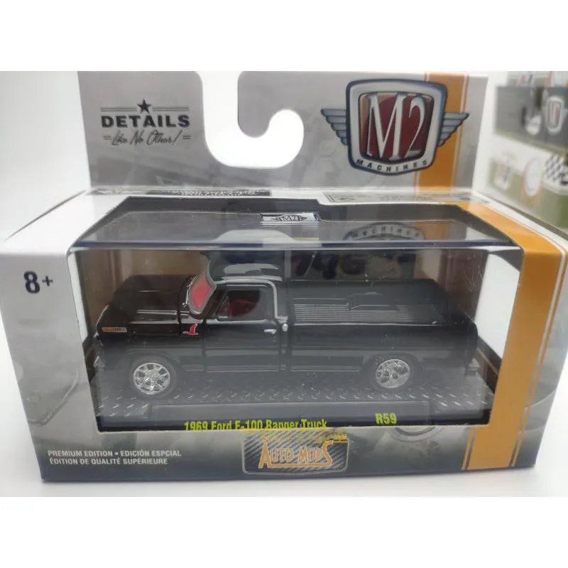 

Diecast 1/64 Scale 1969 Ford F-100 Ranger Truck Pickup Limited Edition Alloy Model Static Display Special Product