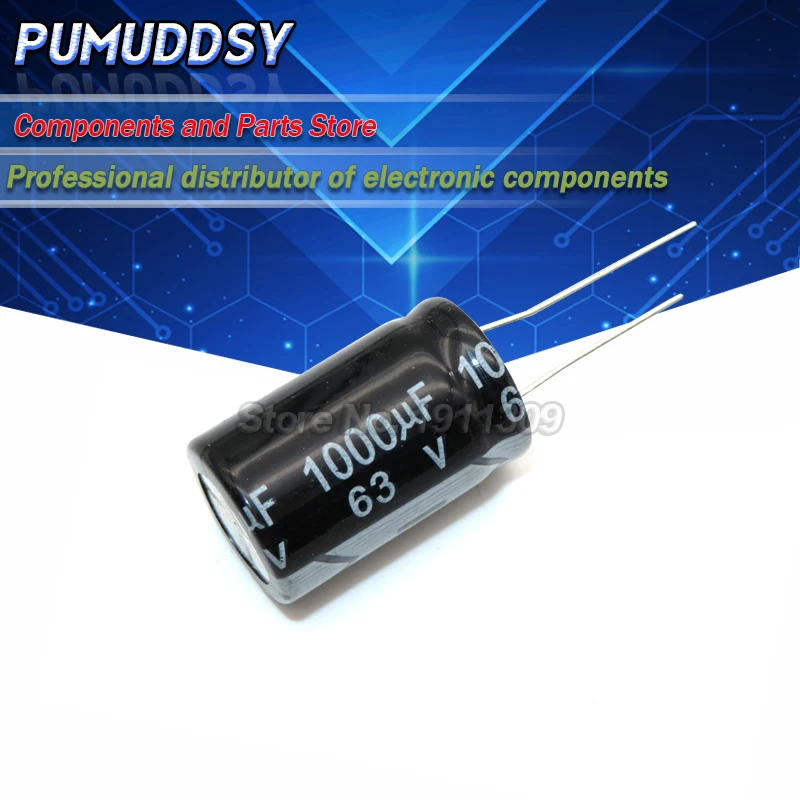 10PCS 63v1000uf 16*26 63v 1000uf 16x26 1000uf63v Electrolytic capa Electrolytic capacitor 63v1000uf new