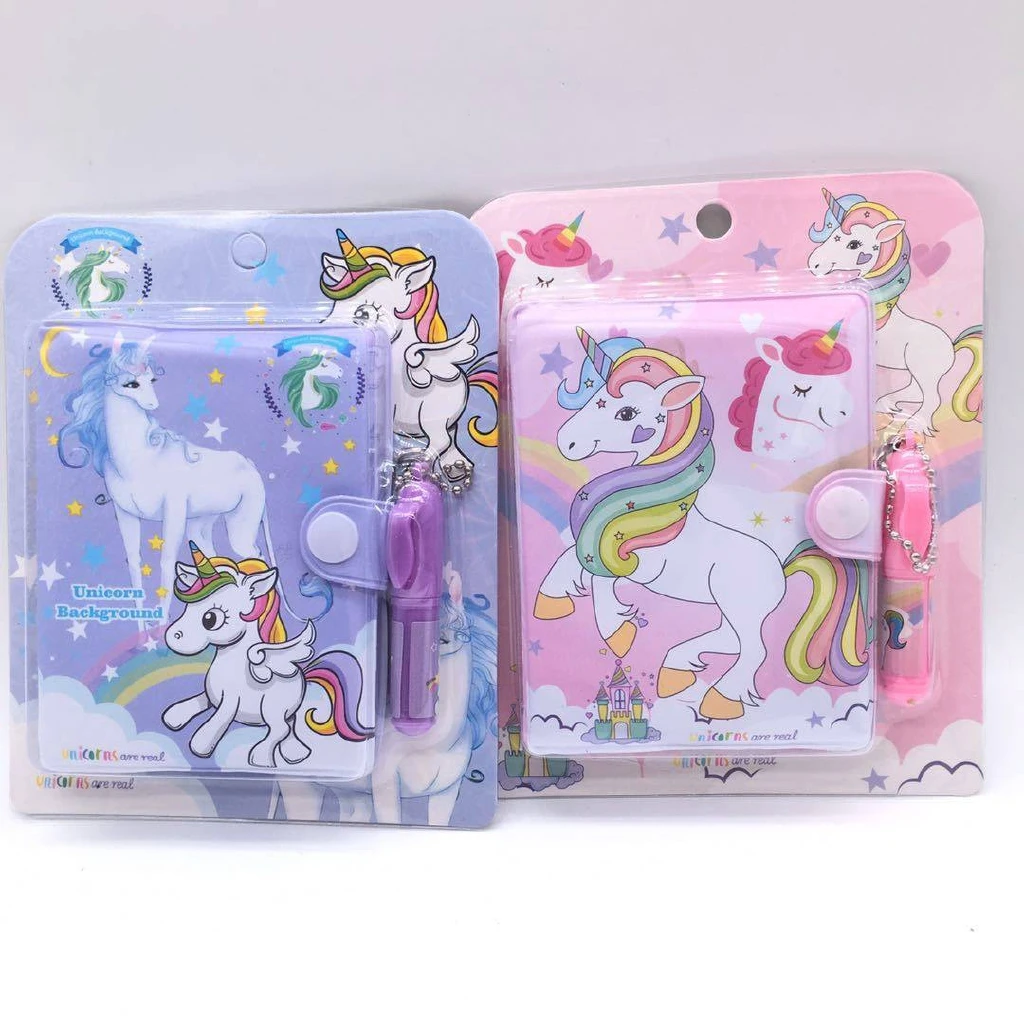 A6 Cute unicorn animal Notebook Kawaii Cartoon Notepad Hard Cover memo Time Organizer friend friend Kids stationery Gift