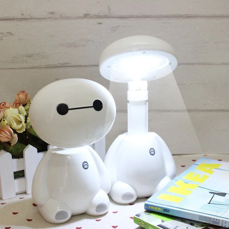C5 Big white desk lamp  rechargeable Learning Table Lamp LED eye protection night light children's cartoon folding gift lamp
