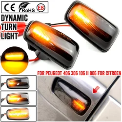 For Peugeot 306 106 406 806 Expert Partner For Citroen Berlingo Jumpy Saxo Xantia XM Dynamic Led Turn Signal Side Marker Light