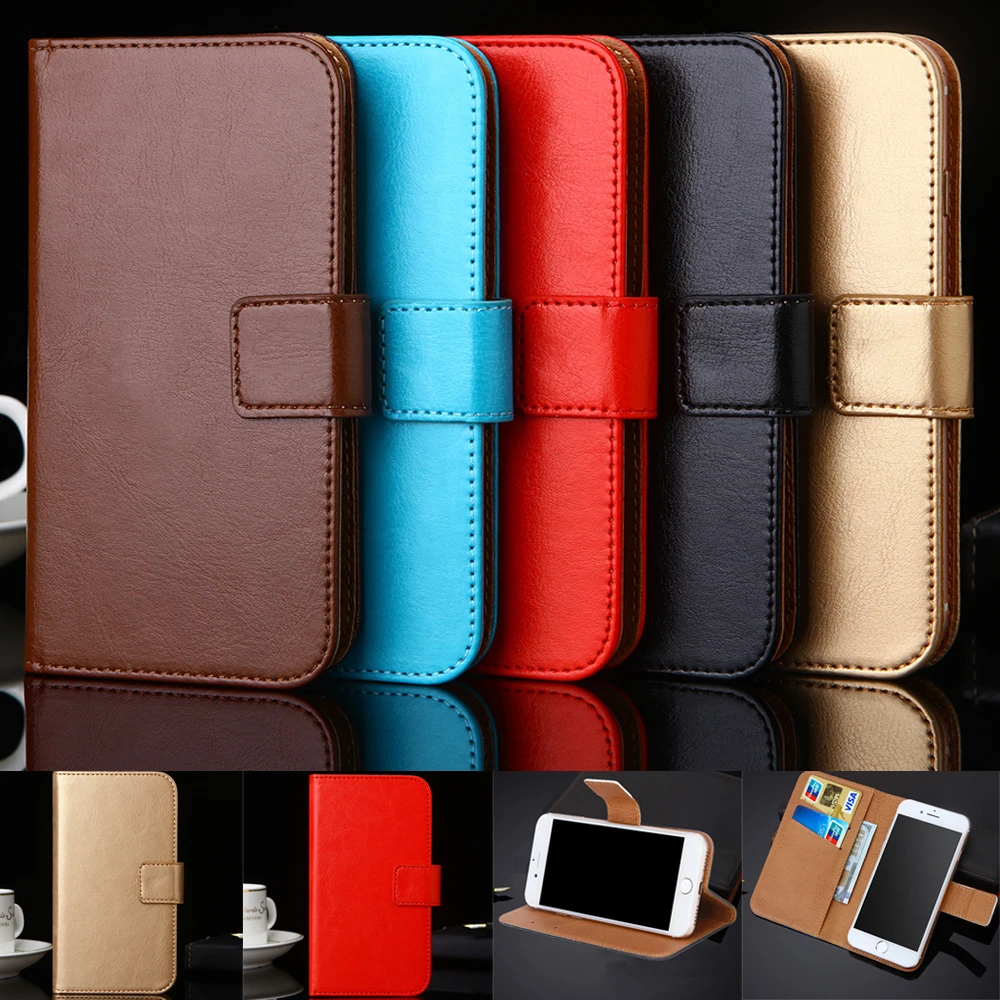 AiLiShi Case For Alcatel 1 1C 1X 3 3L 3X (2019) Insight 1S 2019 DEXP Senior PU Leather Case Flip Cover Phone Bag Holder Factory