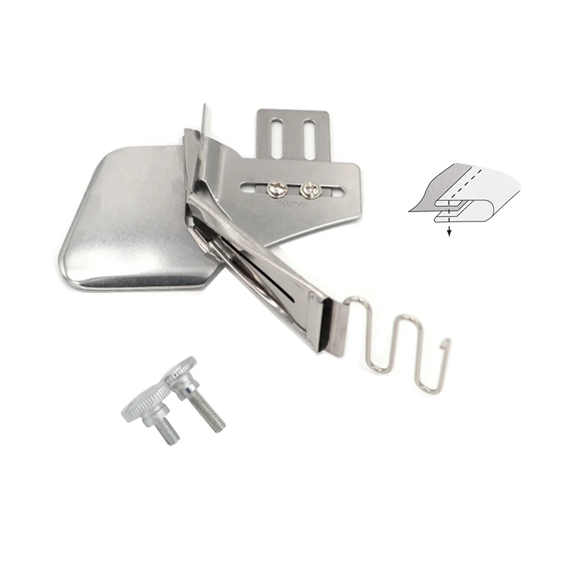 Industrial Sewing Machine Flat Car Presser Foot A9 Hemming Tube Four-fold Hemming Device DAYU123 Pull Tube