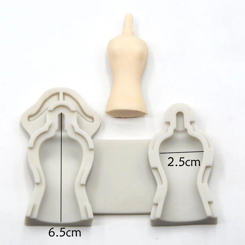 Mannequin Mould Silicone Mold Fondant Cake Decorating Tool Gumpaste Sugarcraft Chocolate Forms Bakeware Tools