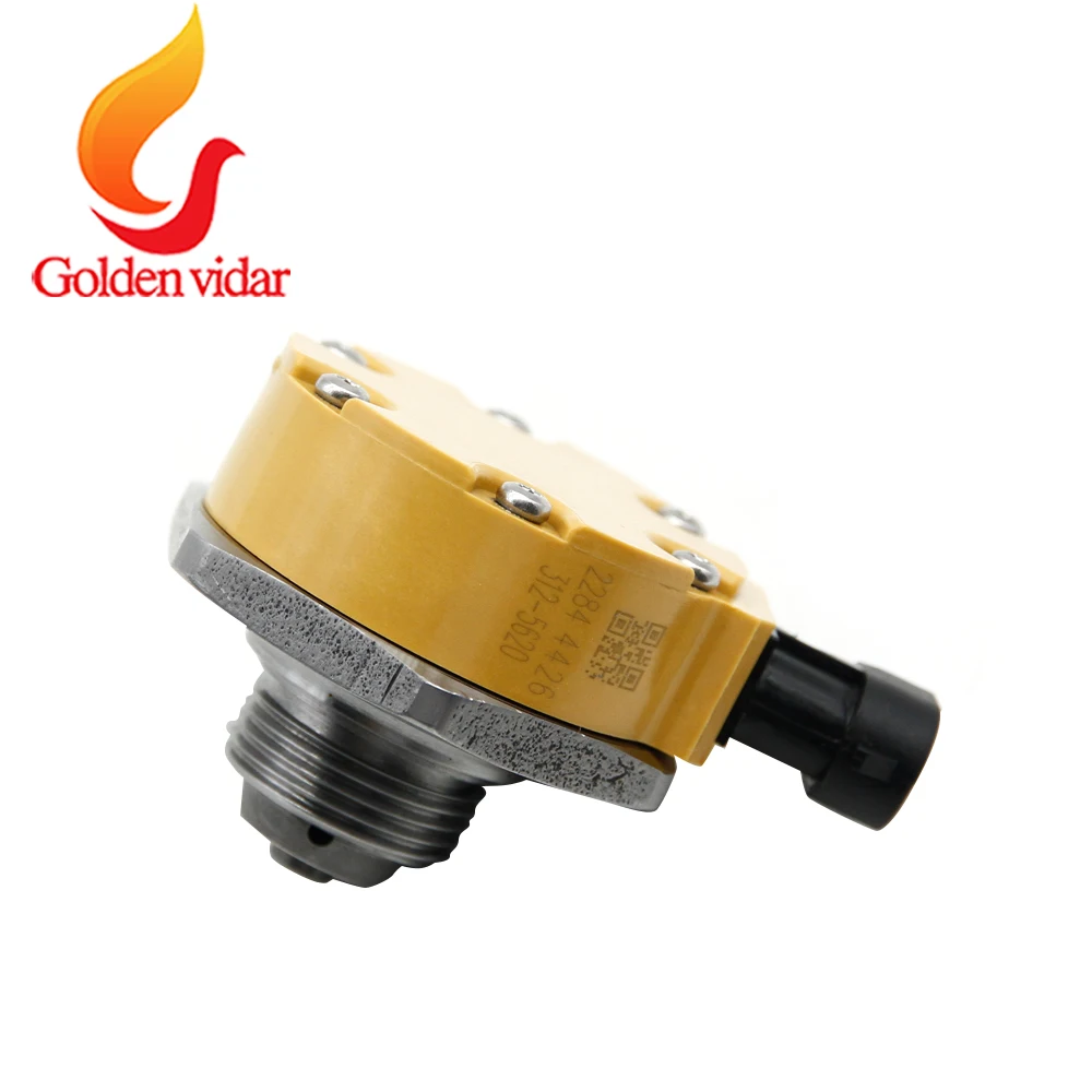 Solenoide completo per pompa carburante 320D, per pompa Caterpillar 326-4635, gruppo elettrovalvola CAT 320D per motore C6.4/C6.6
