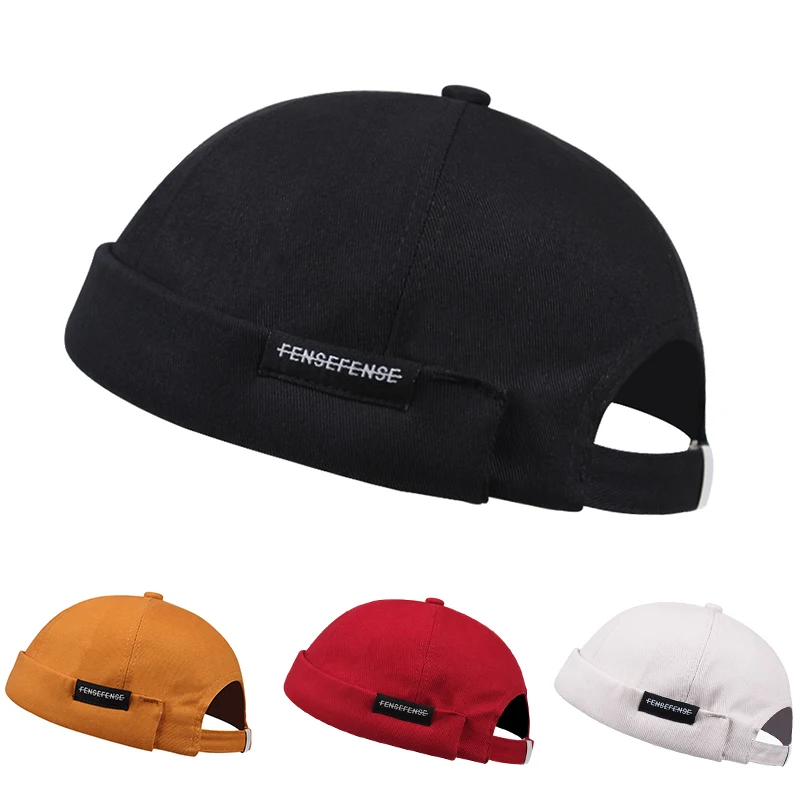 NEW FENSEFENSE melon hat unisex summer cotton hip-hop boundless skull hat retro street portable hat multi-purpose beanie hat