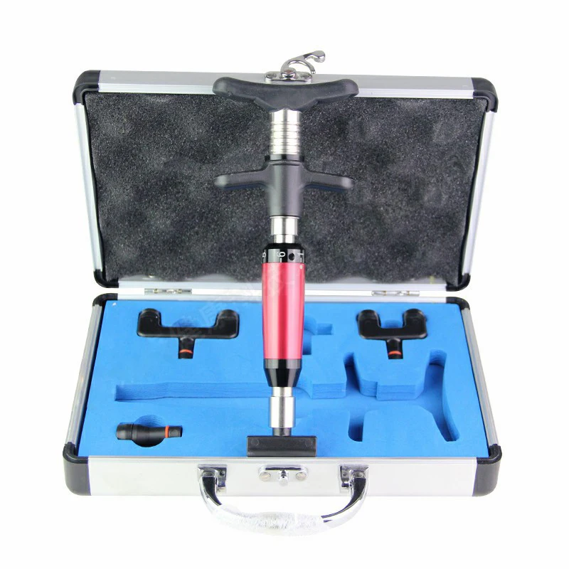 Ручной коррекционный пистолет для позвоночника Массажный пистолет FZK-R02, пистолет для акупунктуры и фиксации кости, 6-позиционная прочность 50Н-300Н