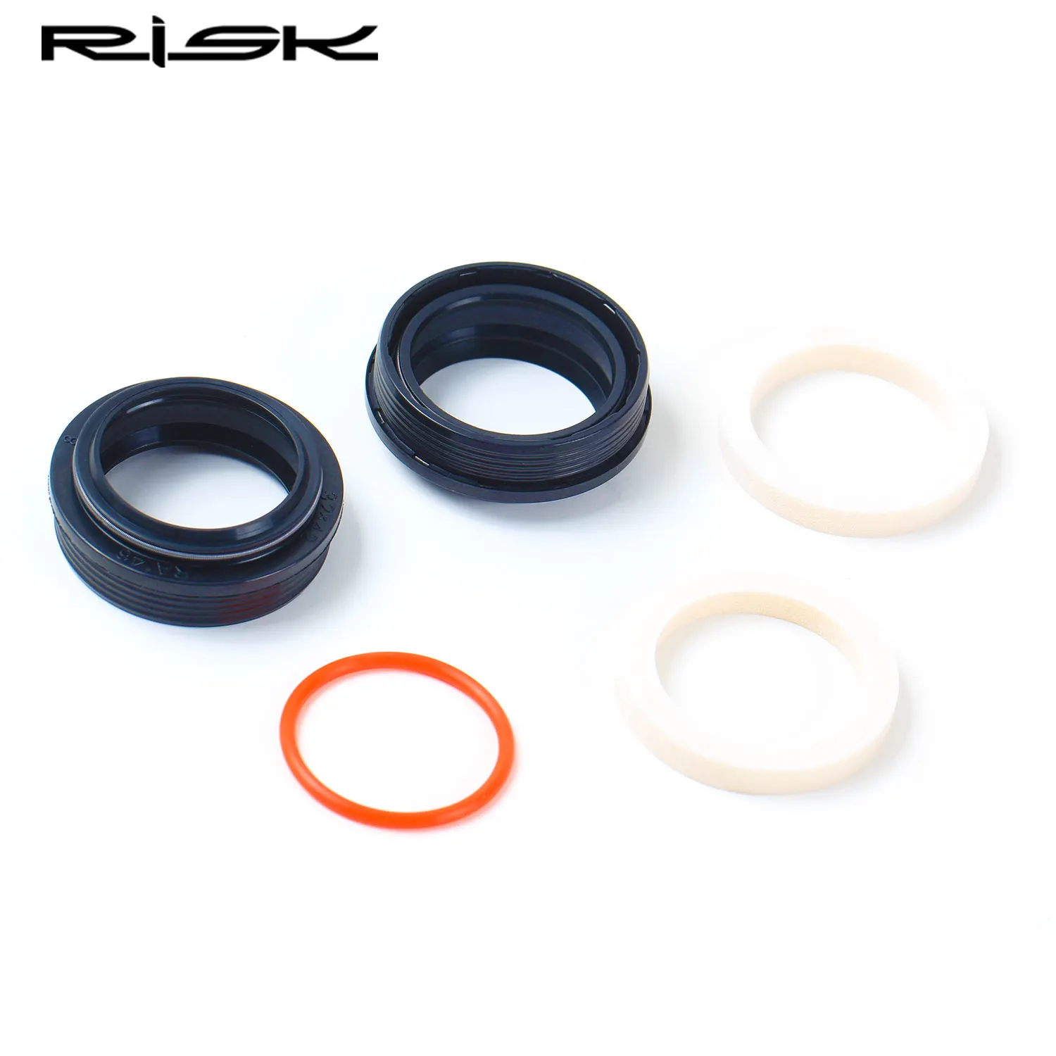 RISK 32mm MTB Bike Suspension Front Fork Dust Seal Oil Seal Sponge Ring MTB Bicycle Fork Inner Tube Dust Sleeve Maintenance