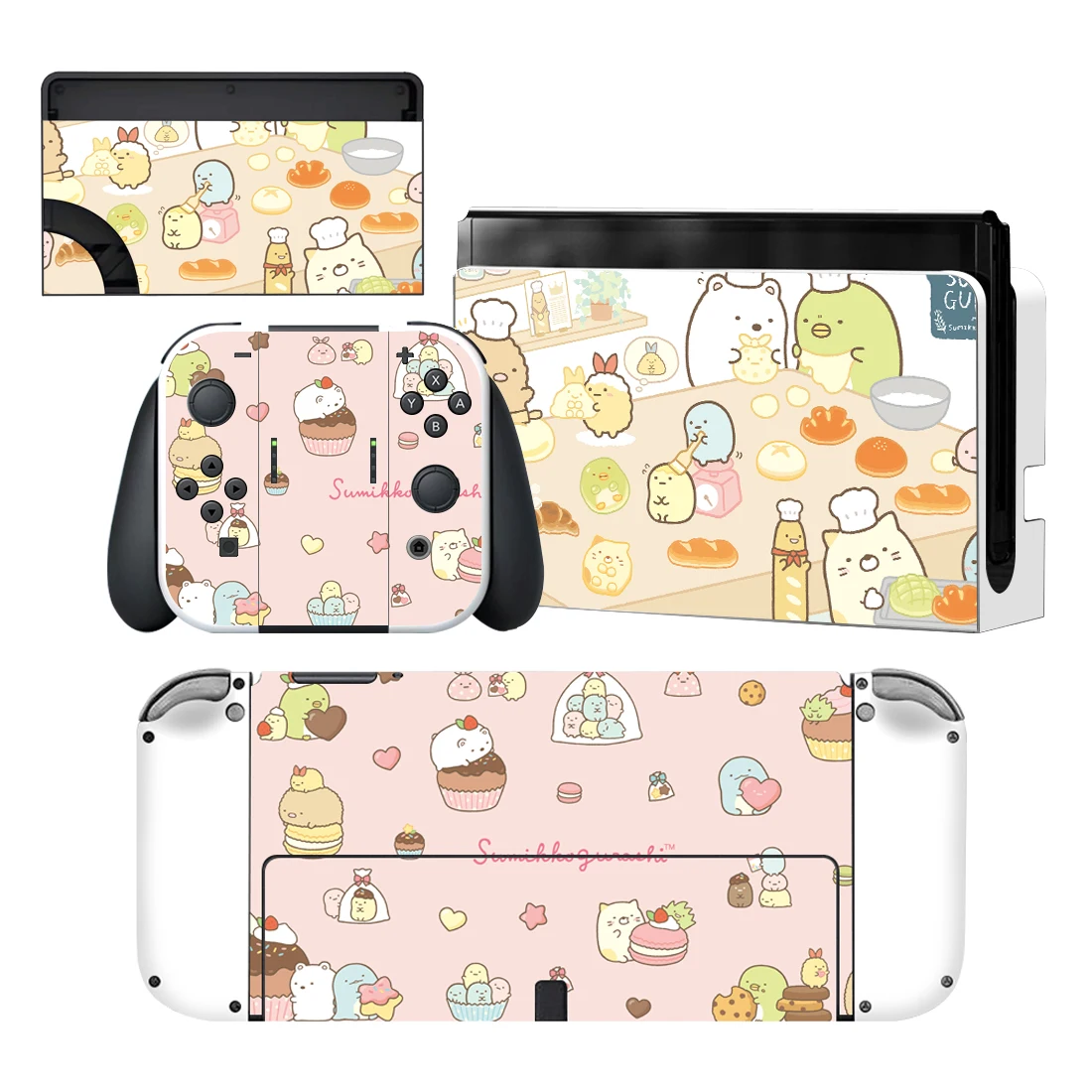 Виниловая наклейка Sumikko Gurashi Nintendo switch для Nintendo Switch OLED консоли Joy-con контроллера док-станции
