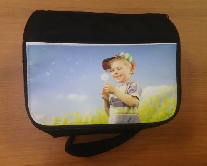 

8pcs/Lot sublimation blank lunch box bag cloth lunch bags picnic camping bag heat transfer printing DIY consumable 24*18CM